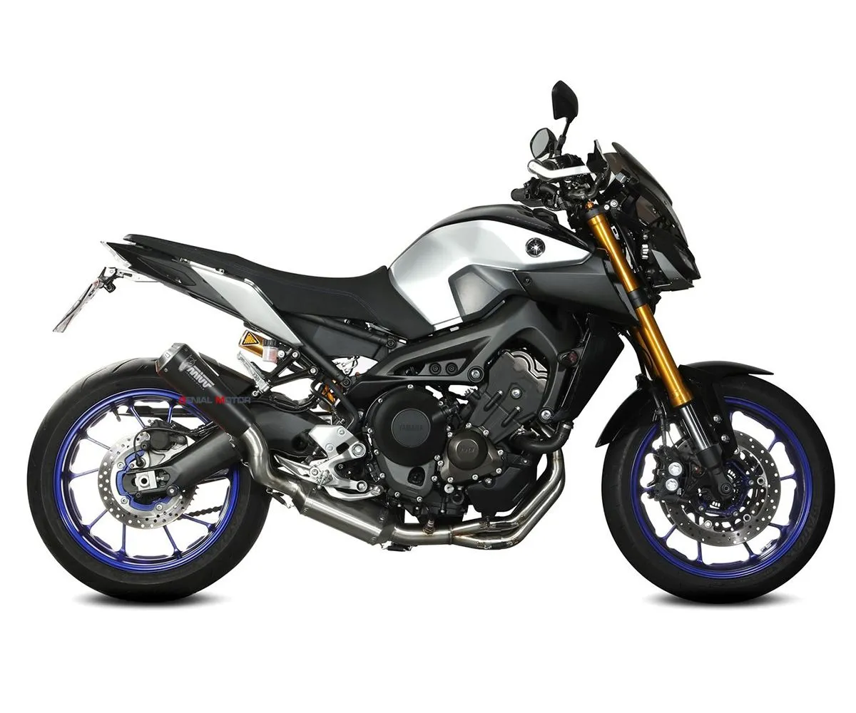 Scarico Completo Kat Mivv X-m1 Acciaio Nero Yamaha Mt 09 2013 > 2020-Y.060.KC4B-175285