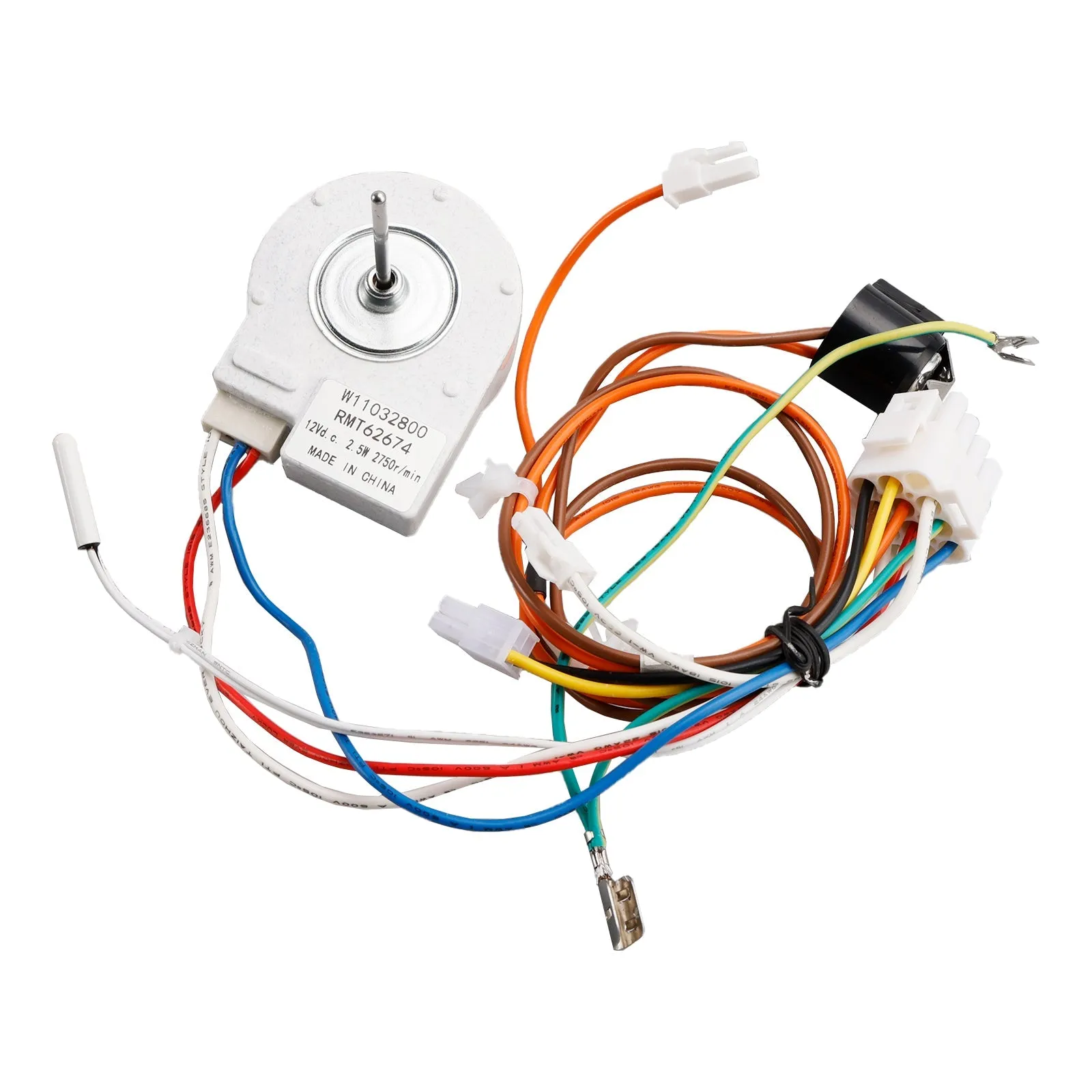 Moteur de ventilateur d'évaporateur W11032800 pour Kenmore JennAir W10728094 4461668