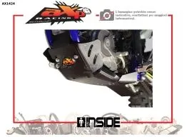 AXP AX1424 PARAMOTORE ENDURO XTREM 8MM SHERCO 250/300SE 14-19 NERO