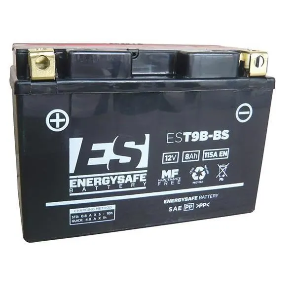 Batteria Energysafe per yamaha yp ra x-max iron max abs 400 2016 EST9B-BS da 12V/8AH (Dimensioni 150x70x105 mm)