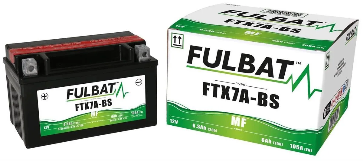 Batteria Fulbat per adly super sonic 125 01-05 FTX7A-BS 12V