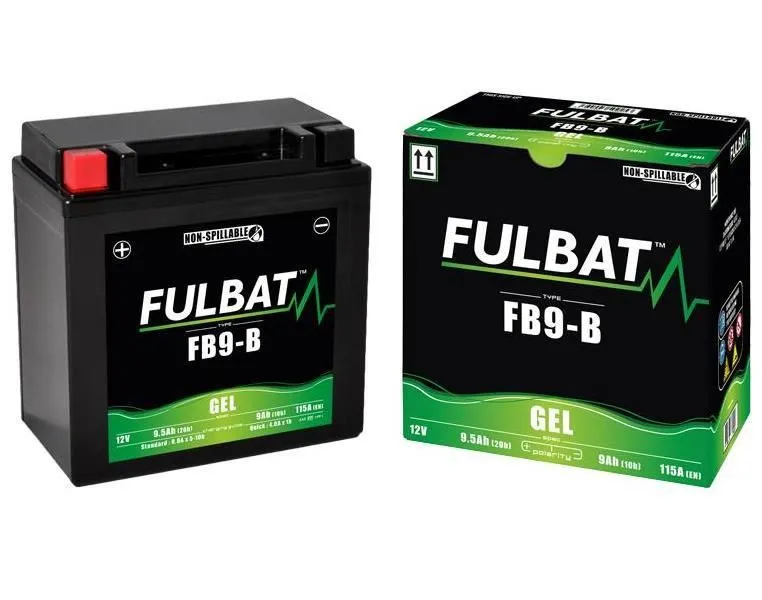 Batteria Fulbat per aprilia rs 125 (15cv) 97-05 FB9-B sigillata attivata da 12V