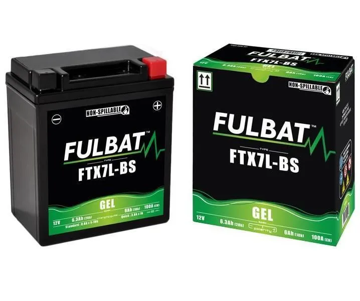 Batteria Fulbat per Aprilia Tuono 125 4T 21-25 FTX7L-BS sigillata attivata da 12V
