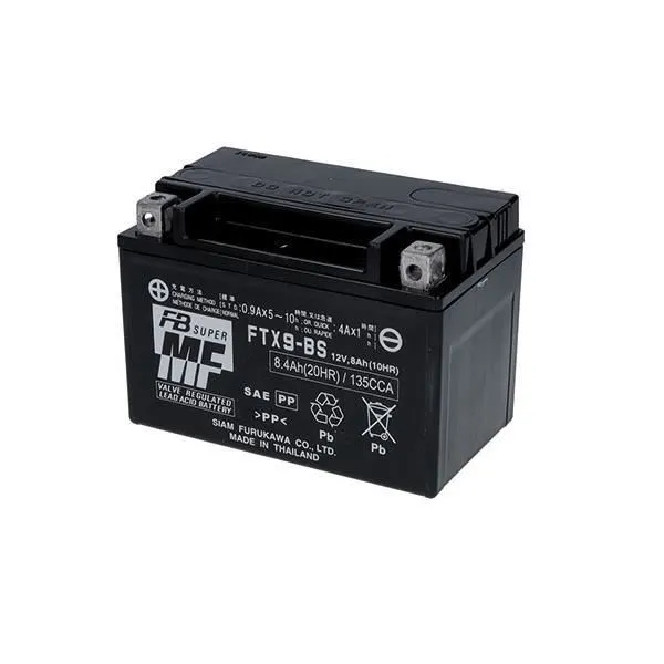 Batteria FURUKAWA per Yamaha Versity 300 03-06 FTX9-BS da 12V/8AH (Dimensioni 152x88x106 mm)