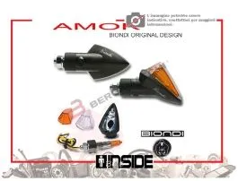 BIONDI 8900911 COPPIA FRECCE AMOK CORTE BLK OMOLOGATE