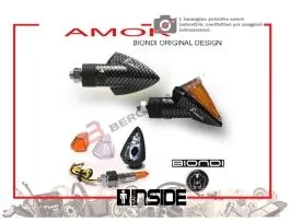 BIONDI 8900912 COPPIA FRECCE AMOK CORTA SIM ILCARBON OMOLOGATE