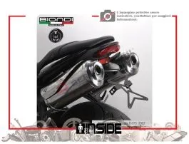 BIONDI 8901010 PORTATARGA REGOLABILE TRIUMPH STREET TRIPLE 675