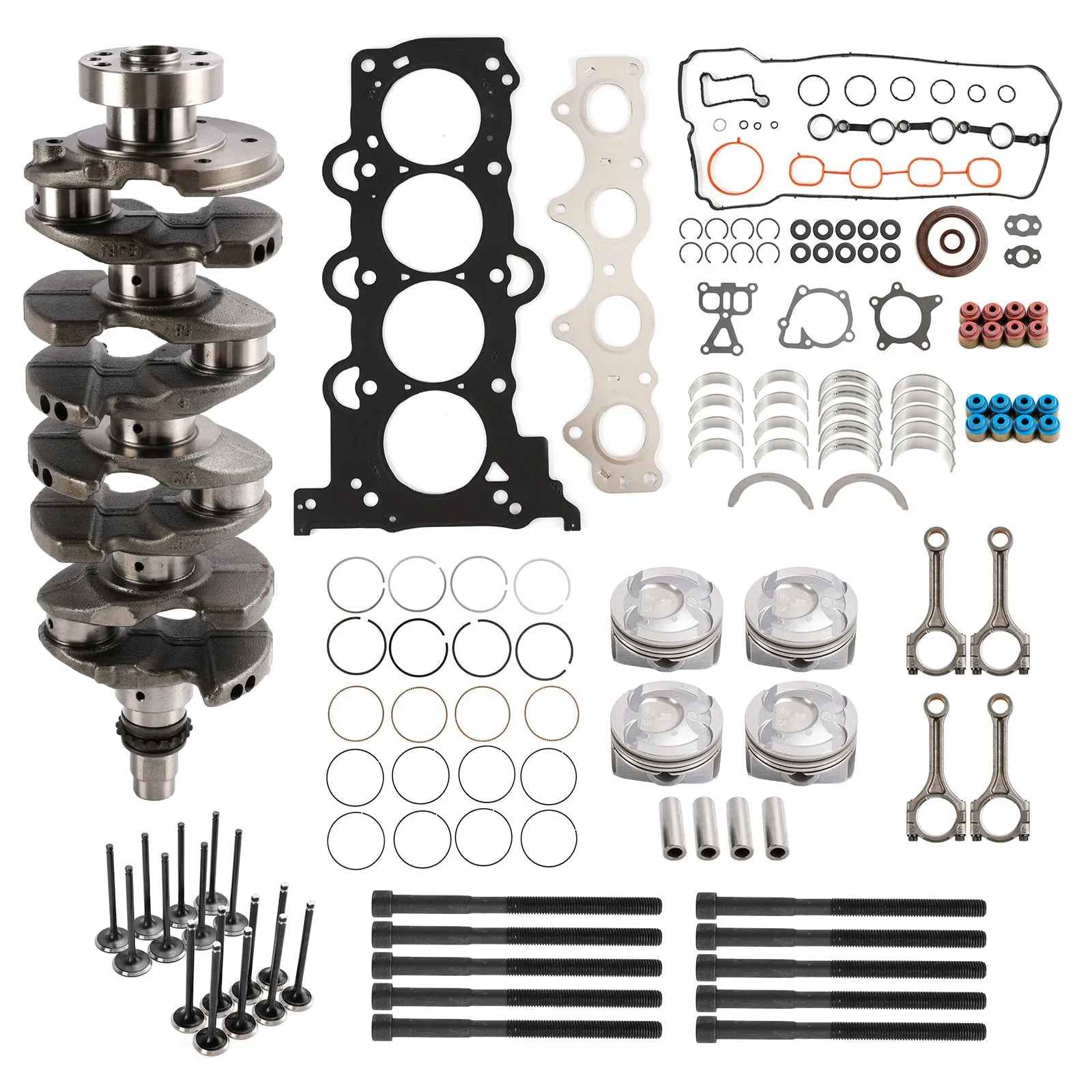 Kit de révision et de reconstruction du moteur Kia K4 G4FJ 1.6T 2014-2021 Kit de joints de tiges de pistons 231102B700