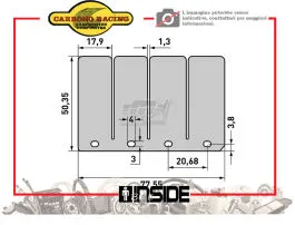 CARBONO RACING C272 LAMELLE PACCO LAMELLARE ORIGINALE