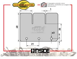CARBONO RACING G362 LAMELLE PACCO LAMELLARE ORIGINALE