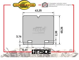 CARBONO RACING V1034 LAMELLE PER V-FORCE3