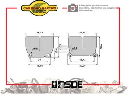 CARBONO RACING V1044 LAMELLE PER V-FORCE3
