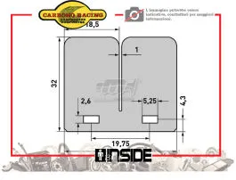 CARBONO RACING V914 LAMELLE PER V-FORCE3