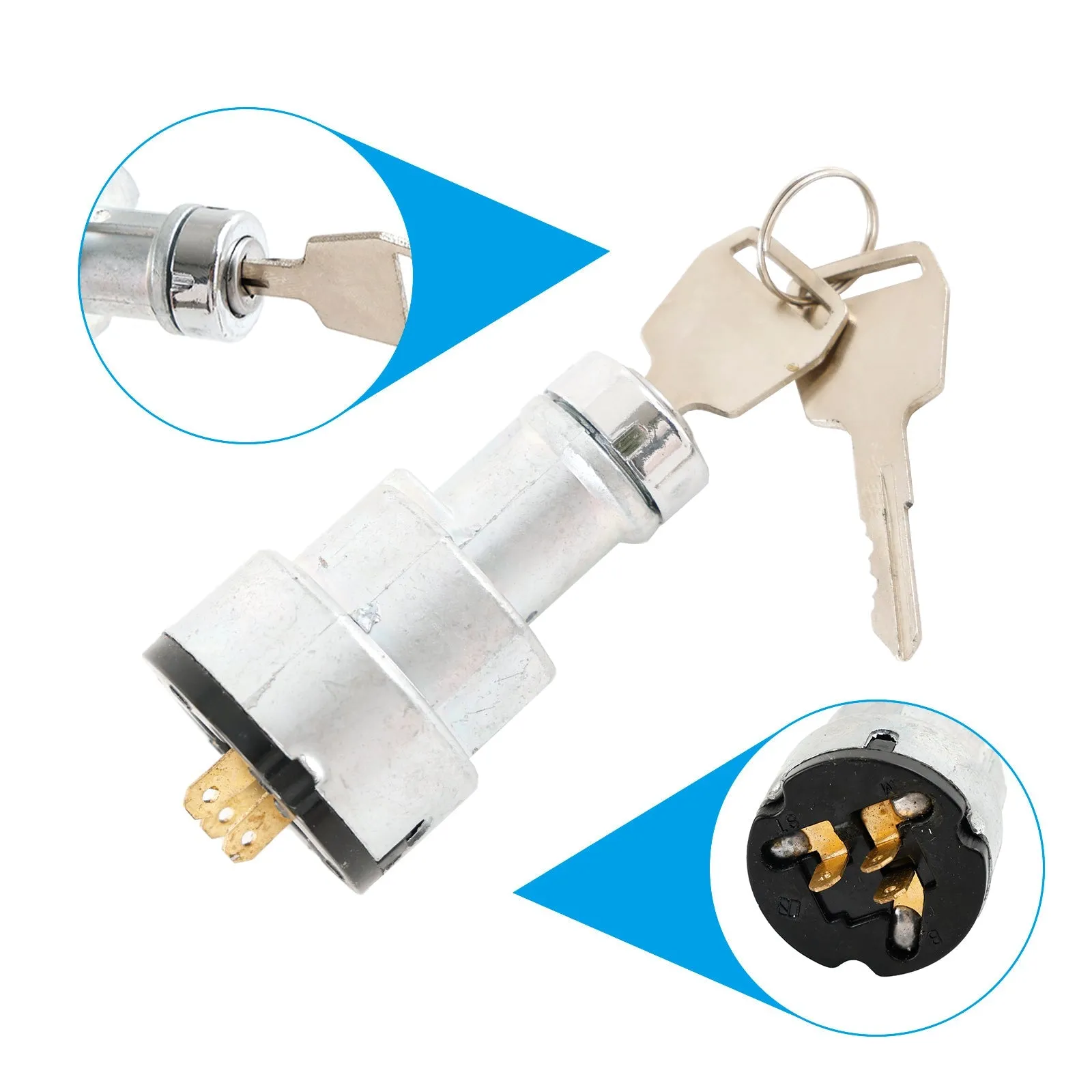 Commutateur d'allumage de chariot élévateur Toyota avec clés 57510-23000-71 57510-2300071