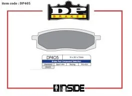 DP BRAKES DP405 PASTIGLIE FRENO MESCOLA STANDARD