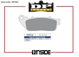 DP BRAKES DP506 PASTIGLIE FRENO MESCOLA STANDARD