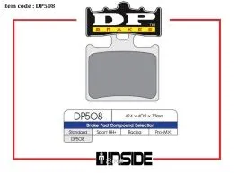 DP BRAKES DP508 PASTIGLIE FRENO MESCOLA STANDARD