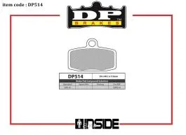 DP BRAKES DP514 PASTIGLIE FRENO MESCOLA STANDARD
