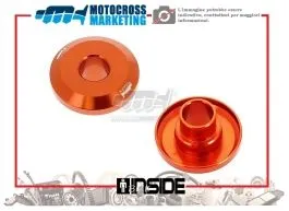 MOTOCROSS MARKETING DR004A DISTANZIALI MONTAGGIO RAPIDO RUOTA POSTERIORE KTM ARANCIONE