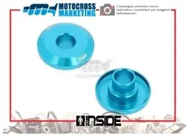 MOTOCROSS MARKETING DR004C DISTANZIALI MONTAGGIO RAPIDO RUOTA POSTERIORE HVA AZZURRO