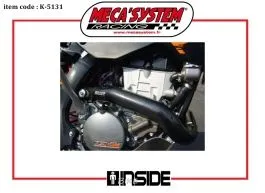 MECA SYSTEM K-5131 PROTEZIONE COLLETTORE IN FIBRA DI CARBONIO