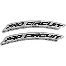 PRO CIRCUIT DC0005 FRONT FENDER DECAL BLACK