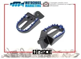 MOTOCROSS MARKETING PER03 PEDANE POGGIAPIEDI ERGAL CON INSERTO TITANIO