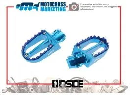 MOTOCROSS MARKETING PER04 PEDANE POGGIAPIEDI ERGAL CON INSERTO TITANIO BETA/HVA/KTM