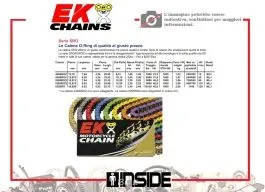 EK428SROZ130 CATENA TRASMISSIONE PASSO 428 / 130 MAGLIE