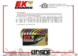 EK428 132 CATENA TRASMISSIONE PASSO 428 / 132 MAGLIE