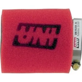 UNI FILTER UP-4229ST CLAMP-ON TWO STAGE POD FILTER STRAIGHT RED/BLACK