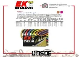 EK428ZVX 152 CATENA TRASMISSIONE PASSO 428 / 152 MAGLIE